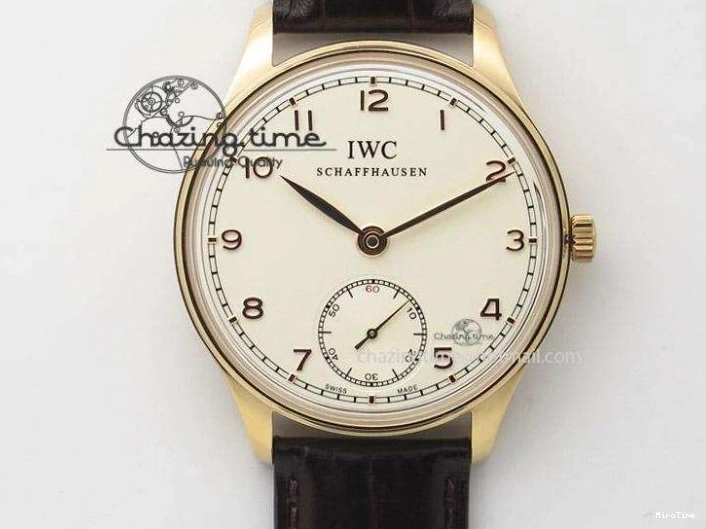 MIROTIME 0213 Chic Portuguese Tourbillon Power Reserve Moonphase SS White Dial Gold Numbers On Black Leather Strap 7319